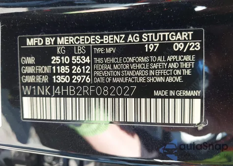 2024 Mercedes-Benz Glc 300 4Matic Coupe from USA, damaged, VIN W1NKJ4HB2RF082027